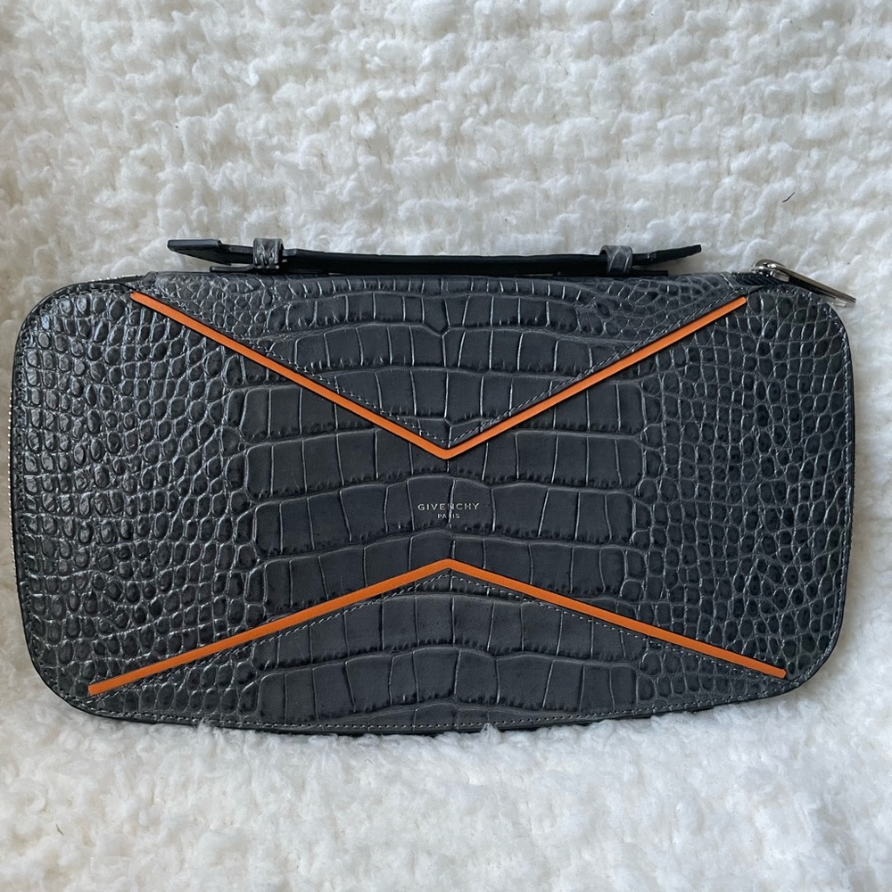 Givenchy Organizer Wallet Large Embossed Leather